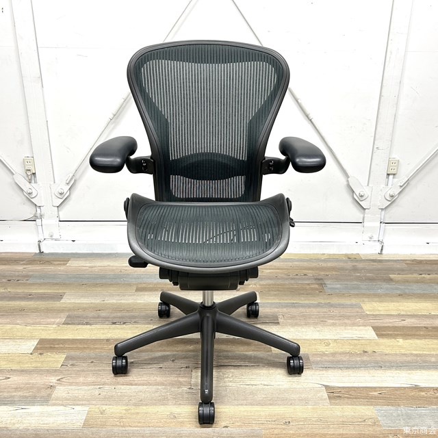 Herman Miller ハーマンミラー アーロンチェア フル装備 ランバーサポート Bサイズ グリーン AE123AWB