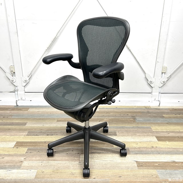 Herman Miller ハーマンミラー アーロンチェア フル装備 ランバーサポート Bサイズ グリーン AE123AWB