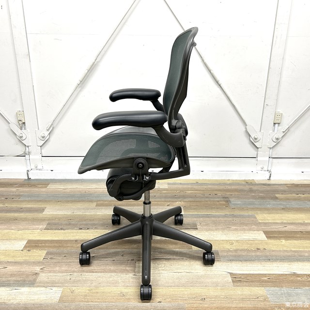 Herman Miller ハーマンミラー アーロンチェア フル装備 ランバーサポート Bサイズ グリーン AE123AWB