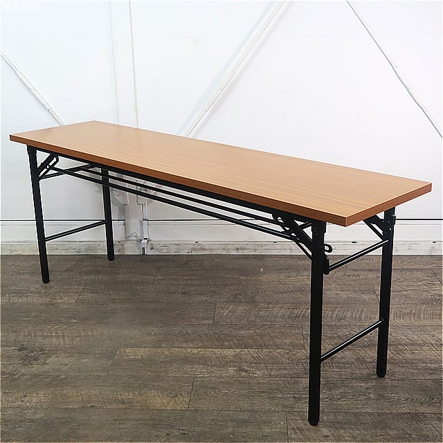 輸入品 折畳みテーブル 木目 TST-1845