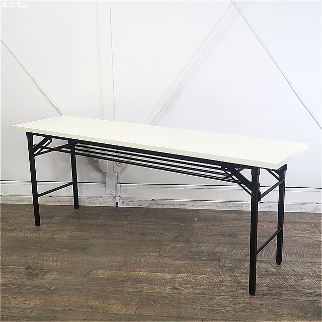 輸入品 折畳みテーブル ホワイト TST-1845